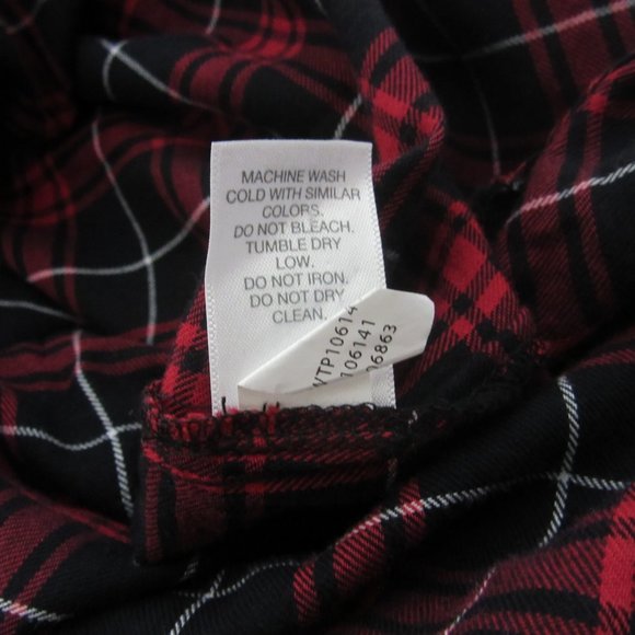 J. Jill Layered Blouse Plaid Tunic Button Down Long Sleeve Top Size Large - Picture 12 of 12